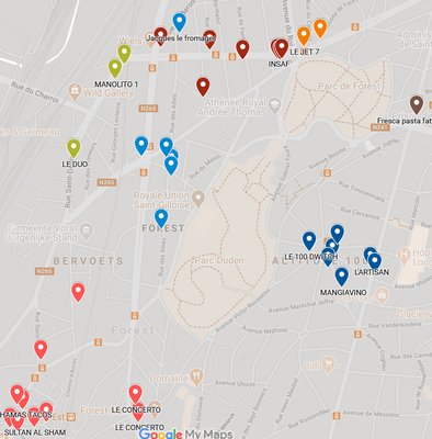 Carte interactive HORECA octobre 2020